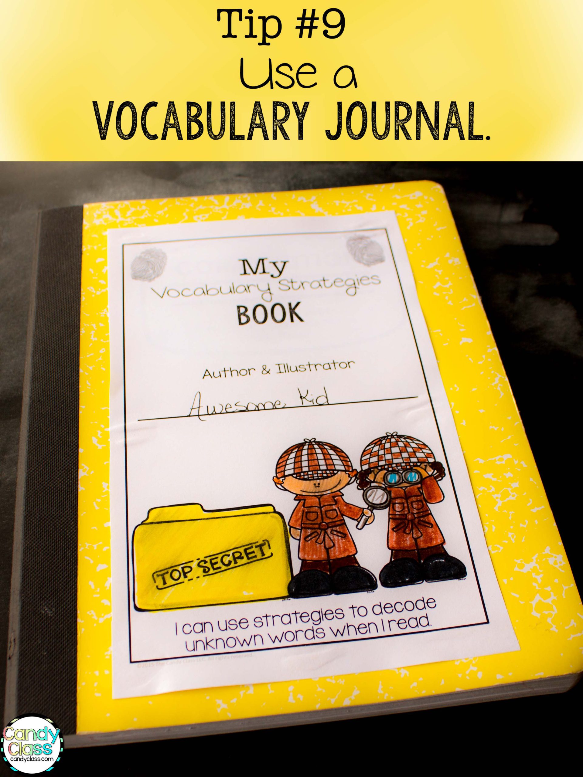 Vocabulary Strategies Journal Tip