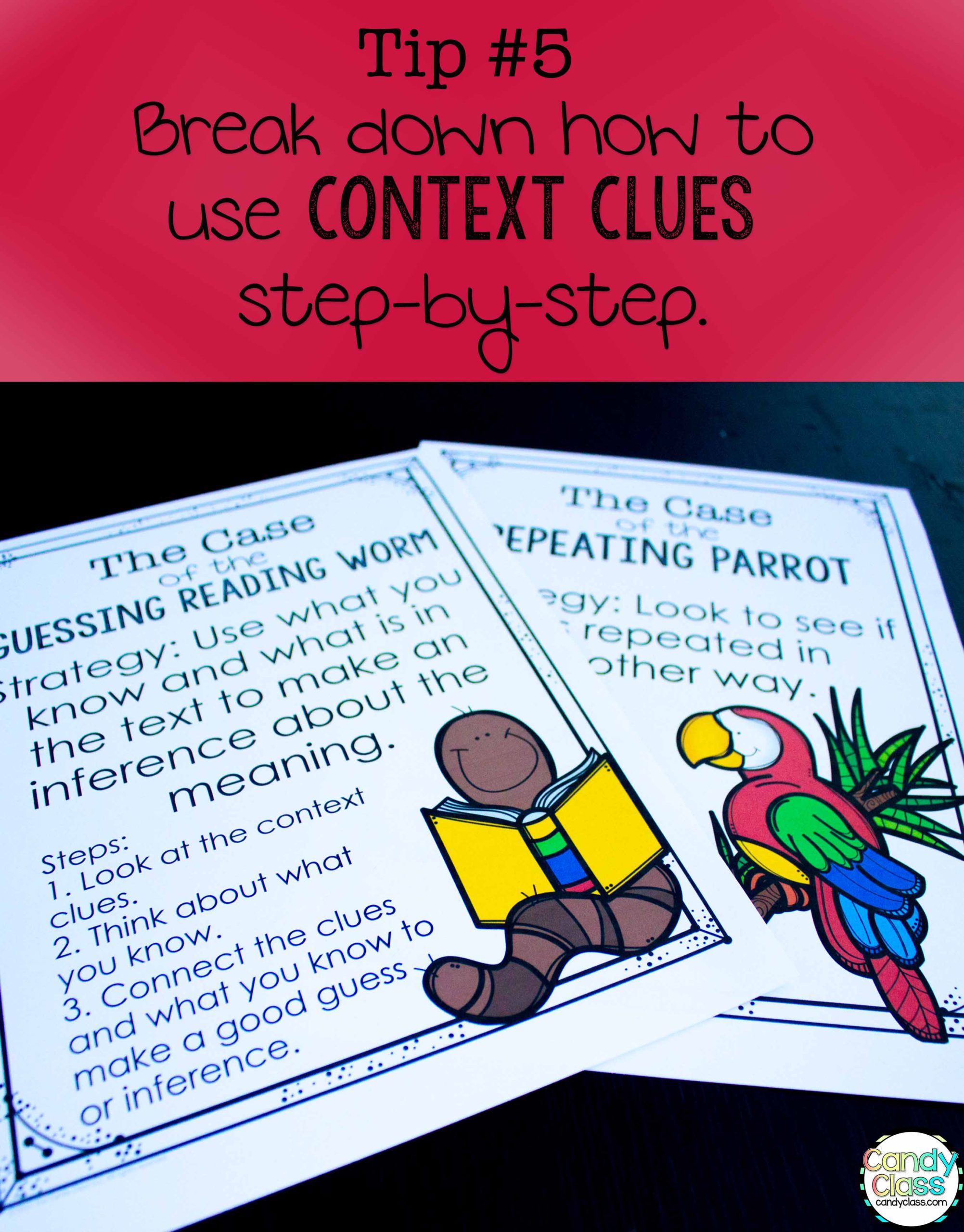 Vocabulary Strategies Tip to Break Down Context Clues