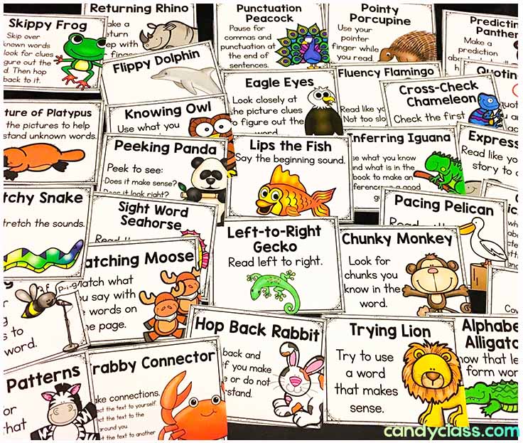 Fun Guided Reading Strategy Posters