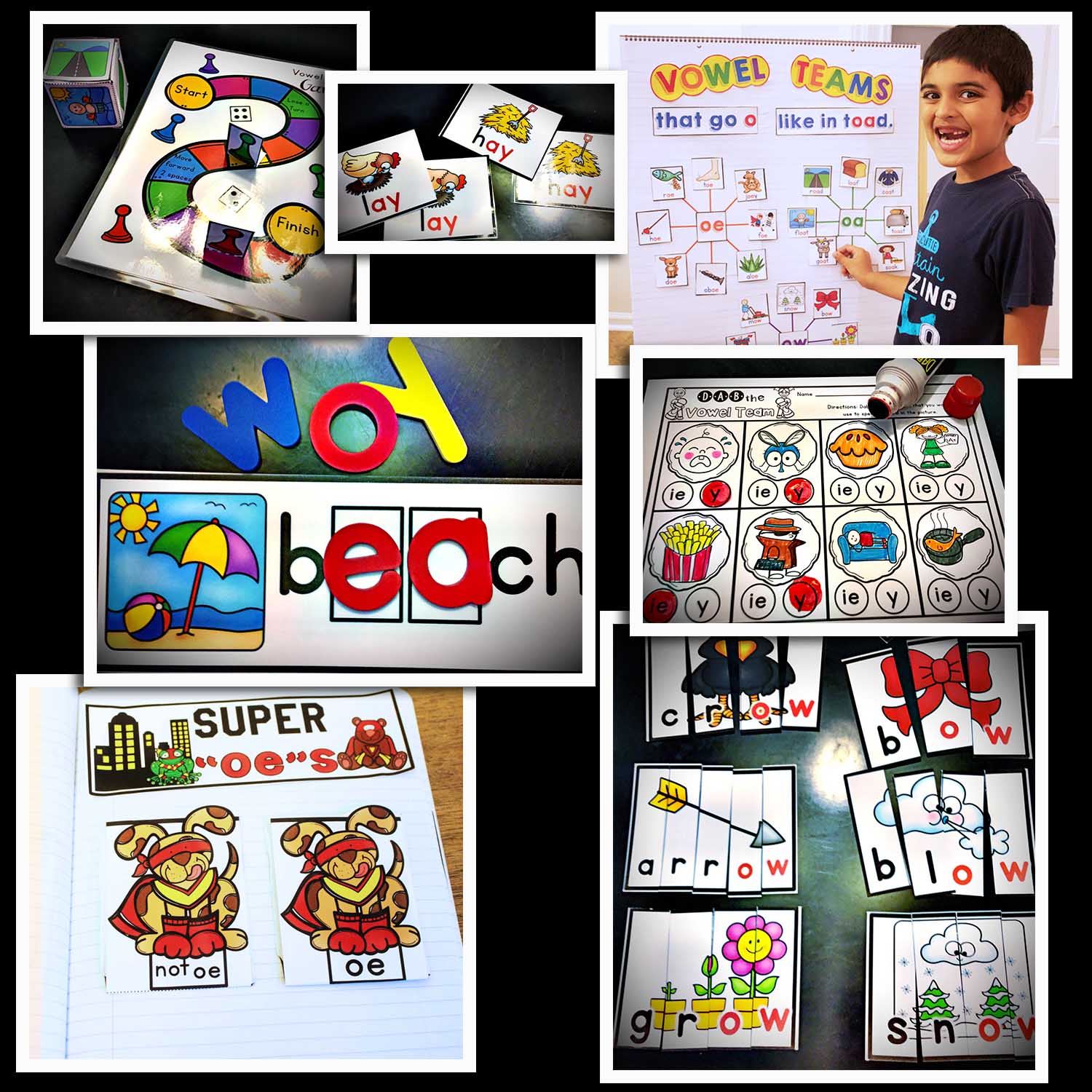 long vowel team bundle
