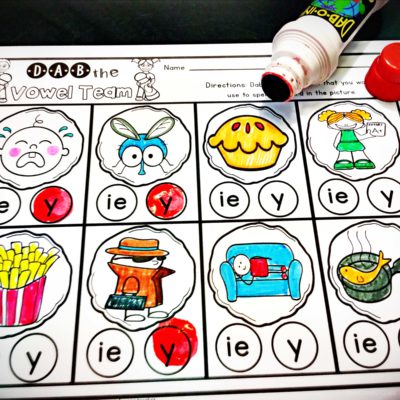 Activities for Teaching Long Vowel Teams in the Primary Classroom - The