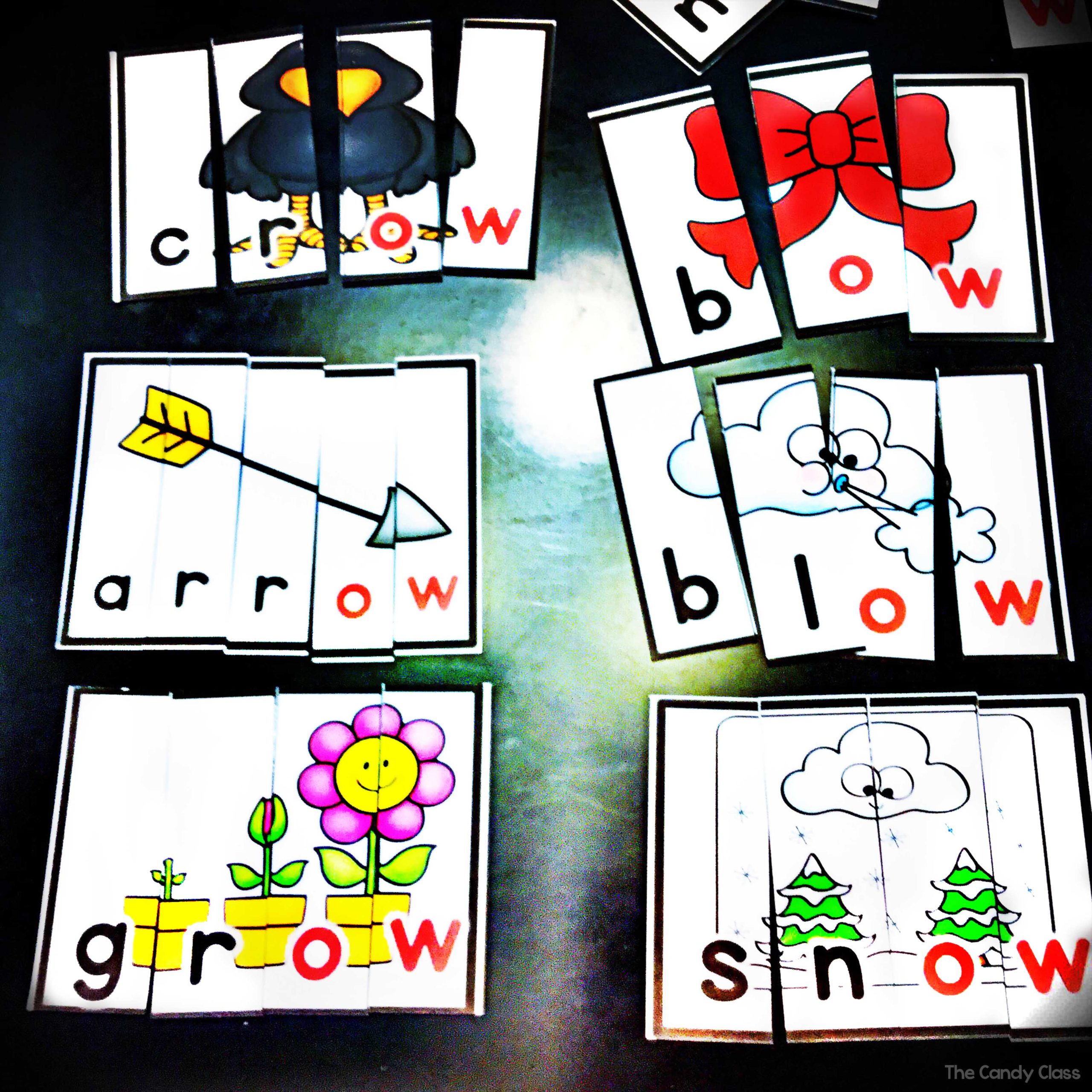 long vowel team puzzles