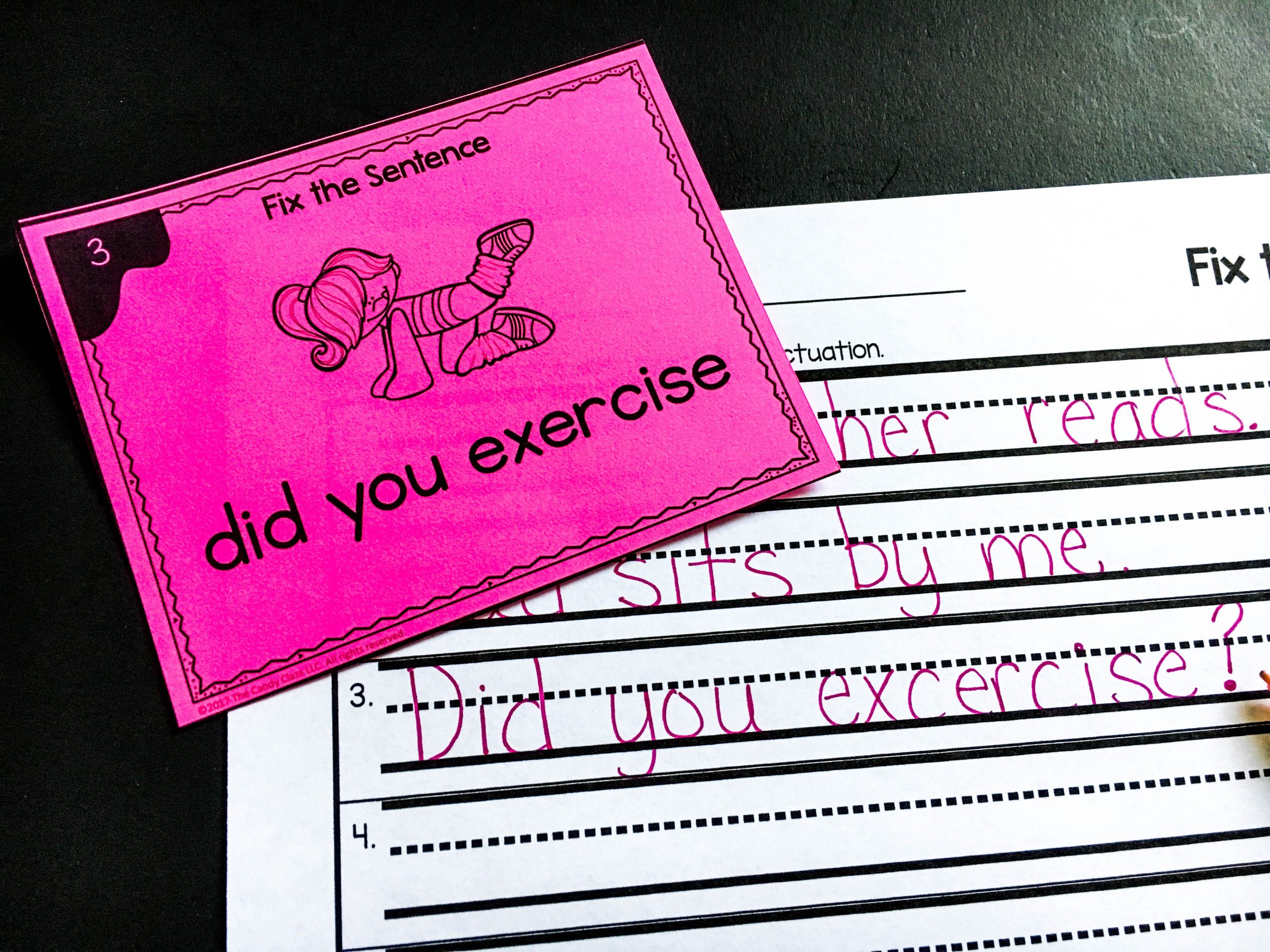 fix it sentences for grammar activities