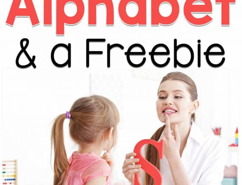 Teaching the Alphabet & a Freebie
