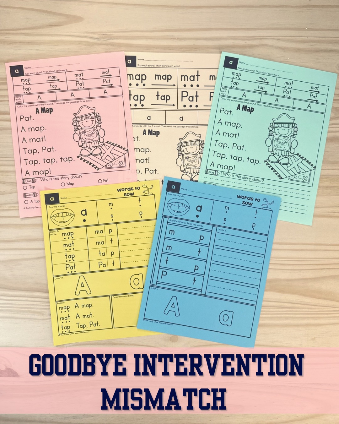 Phonics Intervention Worksheets to Support Fluency Building