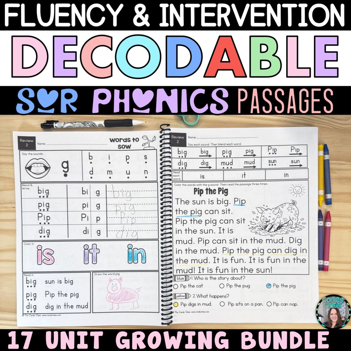 Decodable Fluency Reading Passages Bundle
