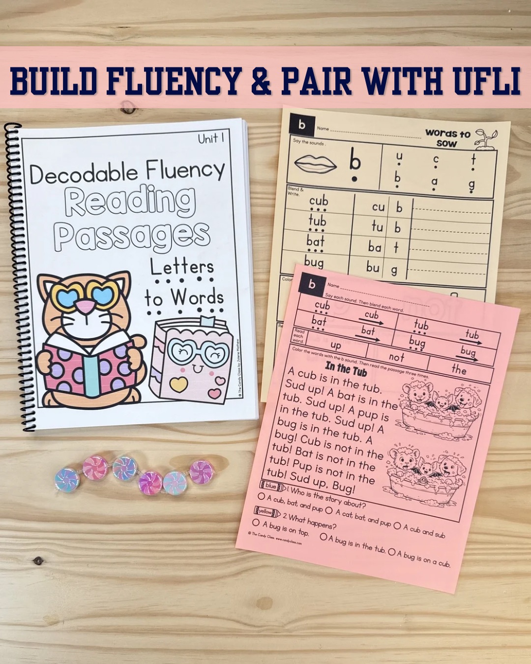 Build Fluency and Pair with UFLI Decodable Reading Passages and Intervention Worksheets
